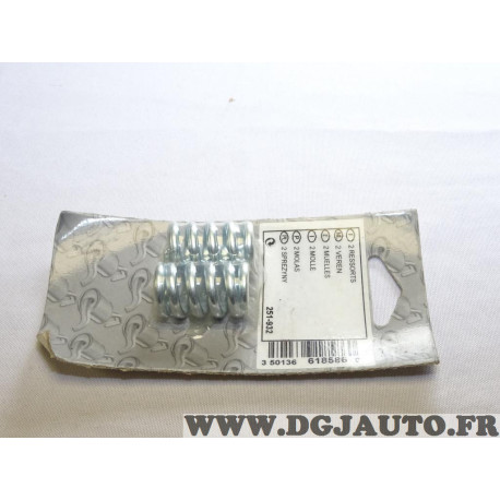 Lot 2 ressorts fixation tuyau tube silencieux echappement Bosal 251932 pour citroen berlingo jumpy jumper xantia XM ZX xsara fia