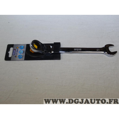 Clé mixte plate 17mm avec cliquet Norauto 75284 