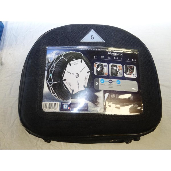 Paire chaines neige Norauto premium N°5 pour pneu roue 155/80/13 155/70/14 165/70/14 185/60/14 195/45/16 155 80 13 155 70 14 165