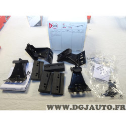 Kit pieds fixation barre de toit Klaxcar N°09 pour peugeot 607 partir de 2000 citroen C5 de 2001 à 2008 