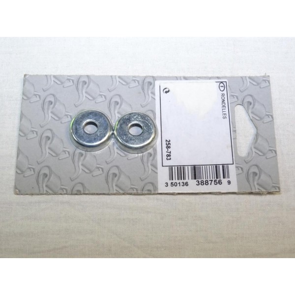 Blister 2 coupelles rondelle ressort fixation tuyau tube echappement bosal 258783 pour citroen AX BX C2 C3 C4 C15 C25 jumper xan