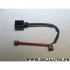 Contacteur temoin usure plaquettes de frein arriere Bosch 1987474563 pour audi Q7 porsche cayenne