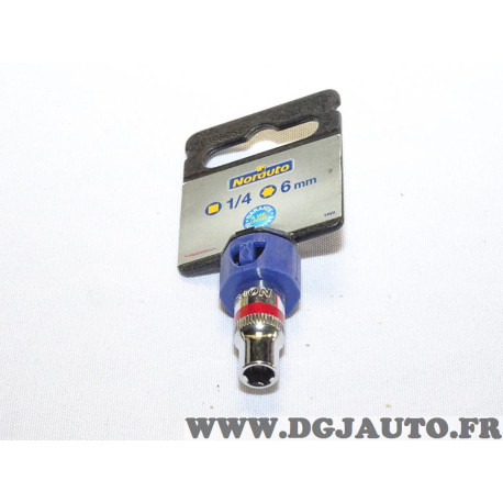 Douille clé à cliquet 1/4 6mm Norauto TH03189 
