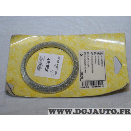 Joint bague metallique tube tuyau echappement Bosal 256-781 pour citroen jumper xantia XM ZX BX C15 berlingo xsara jumpy fiat du