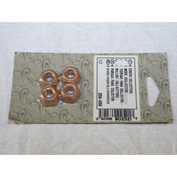 Lot 4 ecrous de fixation echappement Bosal 258056 pour pour divers véhicules fiat alfa romeo lancia citroen peugeot mercedes ren