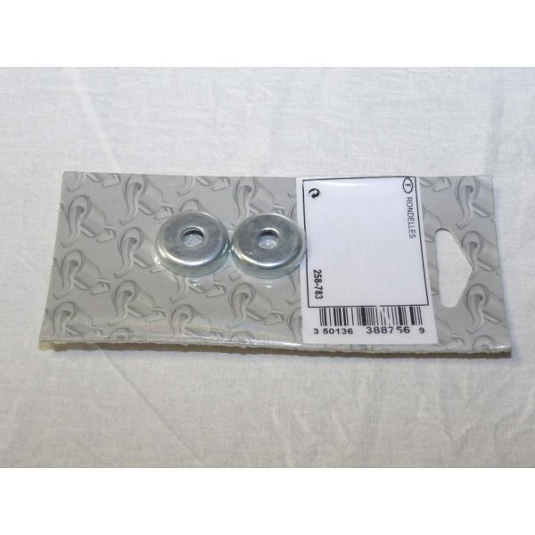 Lot 2 coupelles rondelle ressort fixation tuyau tube echappement bosal 258783 pour citroen AX BX C2 C3 C4 C15 C25 jumper xantia