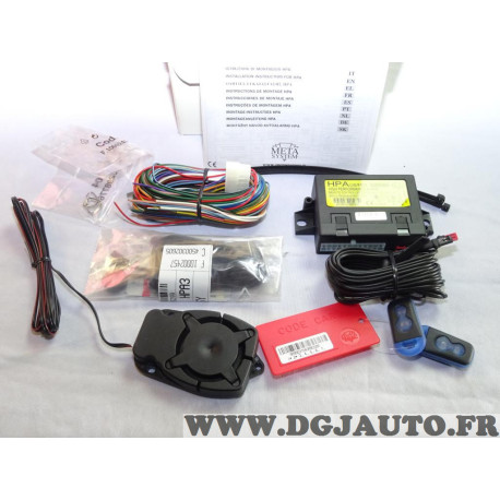 Kit alarme antivol auto Meta system HPA3 3.5 MSY 608512 HPA3 3.5MSY 