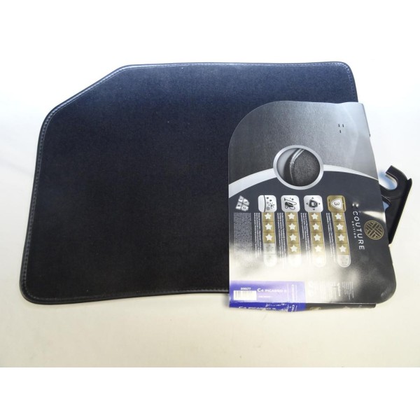 Ensemble 4 tapis de sol sur mesure avant + arriere Couture 2195177 pour citroen C4 picasso partir de 05/2013  