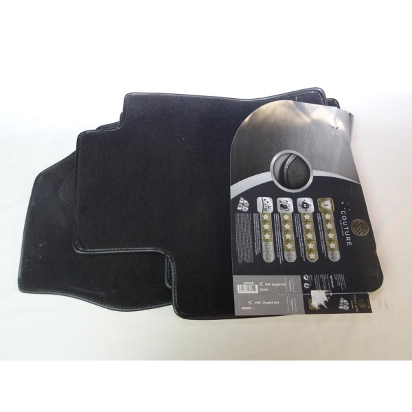 Ensemble 4 tapis de sol sur mesure avant + arriere Couture 2195228 pour toyota C-HR CHR partir de 2017  