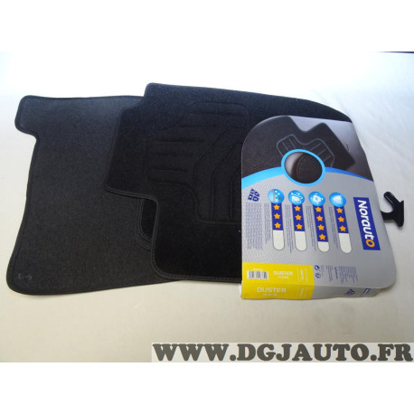 Ensemble 4 tapis de sol sur mesure avant + arriere Norauto 2195620 pour dacia duster partir de 01/2018 