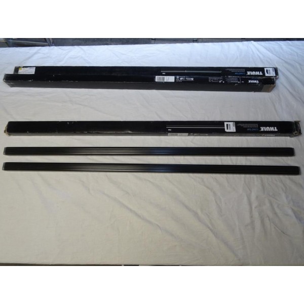 Paire barres de toit acier (juste les barres) longueur 108cm Thule 760 760000  