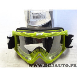 Masque casque moto cross Progrip PG3301 vert clair filtre UV 380 