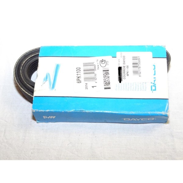 Courroie accessoire Dayco 6PK1100 pour audi A1 A3 A4 A5 A6 Q3 Q5 citroen ZX XM xantia evasion BMW serie 3 E90 E92 E93 fiat ulyss