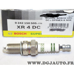 Bougie allumage Bosch XR4DC 02521505505 pour moto cagiva ducati honda kawasaki suzuki triumph yamaha