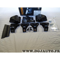 Kit pieds fixation barre de toit Totus 40047 pour seat ibiza 5 portes partir de 2008 toyota avensis wagon SW partir de 2009 volk