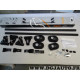 Kit barres de toit acier avec kit pieds fixation Logico 41138 pour volkswagen golf 7 VII de 2012 à 2017 