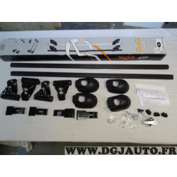 Kit barres de toit acier avec kit pieds fixation Logico 41138 pour volkswagen golf 7 VII de 2012 à 2017 