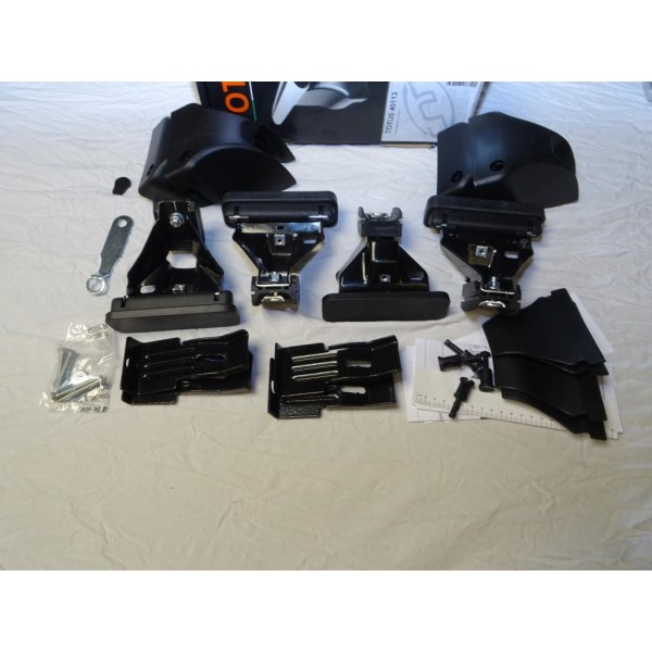 Kit pieds fixation barre de toit Totus 40113 pour volkswagen polo 5 V 3 portes partir de 2009  