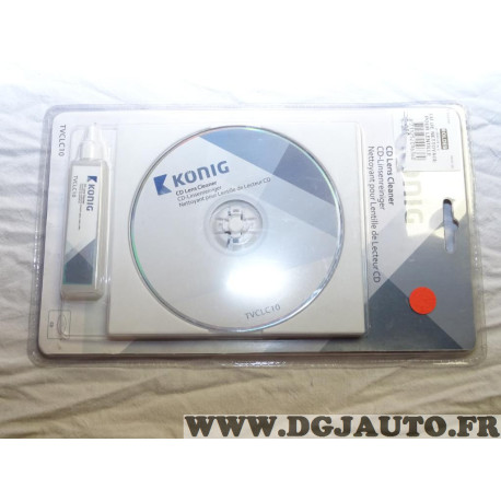 CD nettoyant lentille de lecteur CD Konig TVCLC10 