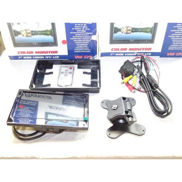 Ecran moniteur 7 pouces 7" TFT LCD Phonocar VM173 8020065001738 pour lecteur DVD  
