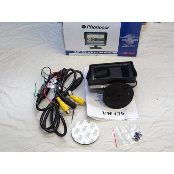 Ecran moniteur 3.5 pouces 3.5" Phonocar VM135 8020065001356 pour radar aide stationnement  
