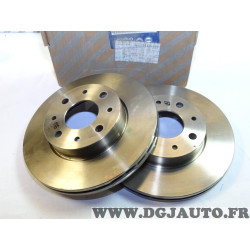 Paire disques de frein avant ventilé 240mm diametre Fiat 46419204 pour fiat palio siena