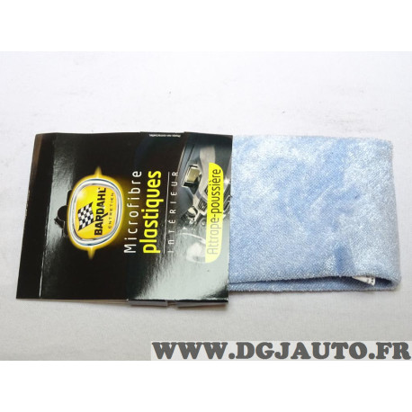 Torchon chiffon microfibre plastique interieur 40x40cm attrape poussiere Bardahl 38922 