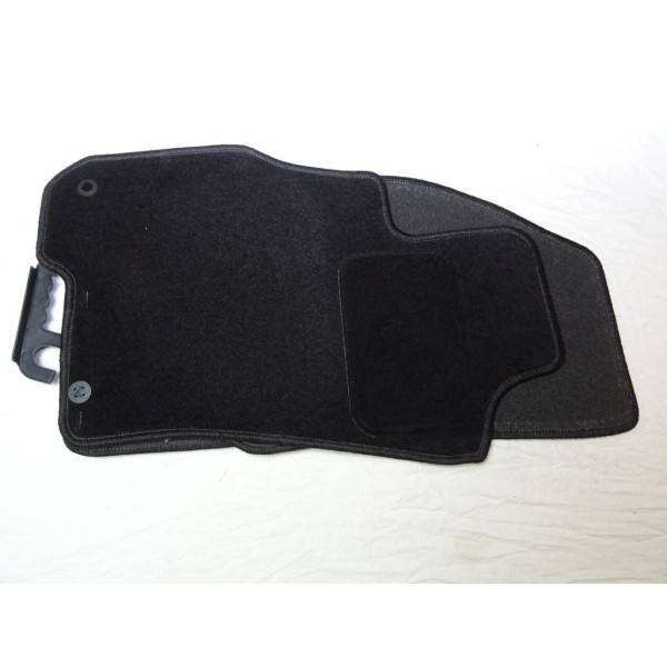 Ensemble 4 tapis de sol sur mesure avant + arriere AP 1375 BUZW pour fiat punto partir de 2012  