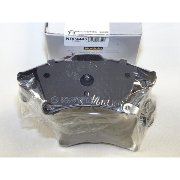 Jeux 4 plaquettes de frein avant montage teves Norauto NRP4445 pour ford mondeo 5 V partir de 2014 S-max Smax galaxy 3 III parti