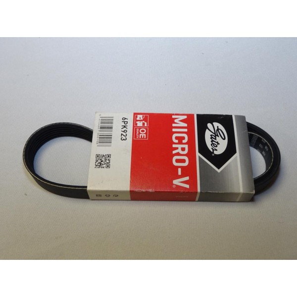 Courroie accesoire Gates 6PK923 pour citroen jumpy fiat brava bravo scudo kia picanto mazda RX7 seat cordoba toledo inca ibiza a