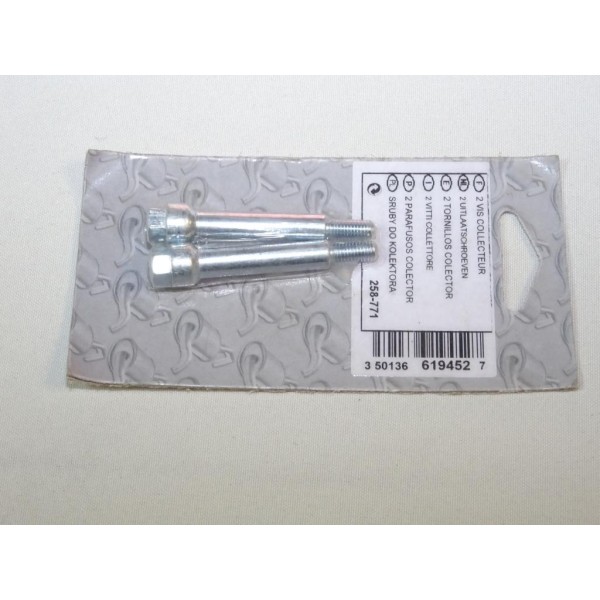 Blister 2 vis boulon fixation tuyau silencieux echappement Bosal 258771 pour citroen berlingo C2 C3 C4 evasion jumper jumpy saxo