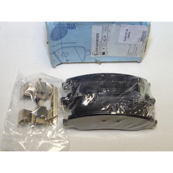 Jeux 4 plaquettes de frein avant montage MAN Blue print ADG042158 pour hyundai i10 