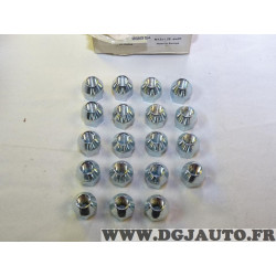 Lot 19 ecrous conique fixation roue jante M12x1.25 SW21 Norauto 320371 2890912 