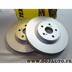 Paire disques de frein avant ventilé 295mm diametre Textar 92135603 pour toyota avensis T25 