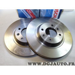 Paire disques de frein arriere plein 290mm diametre Bosch 0986479118 BD1642 pour citroen C4 2 II DS4 peugeot 308 3008 