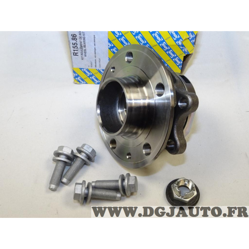 Moyeu roulement de roue avant SNR R155.86 pour renault laguna 3