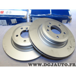 Paire disques de frein arriere ventilé 336mm diametre Bosch 0986479439 pour BMW serie 3 X1 E84 E90 E91 E92 E93