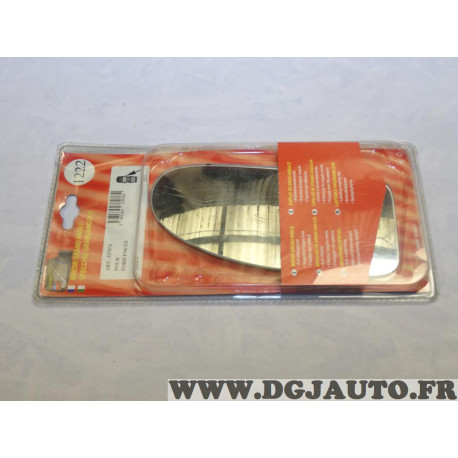 Vitre miroir glace retroviseur grand angle avant droit MAD 1222 537076 pour ford focus 1 de 1998 à 2004 