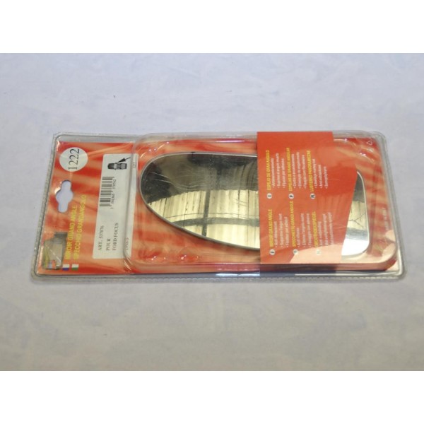 Vitre miroir glace retroviseur grand angle avant droit MAD 1222 537076 pour ford focus 1 de 1998 à 2004 
