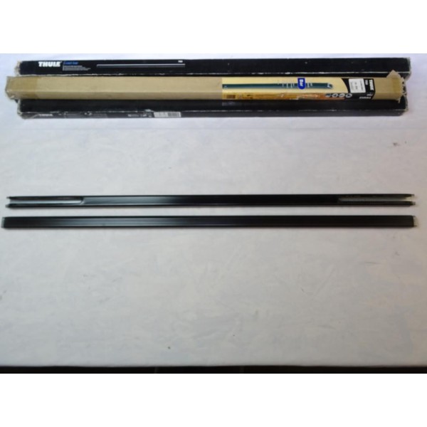 Lot 2 barres de toit acier (juste les barres) 108centimetres de long Thule 760 