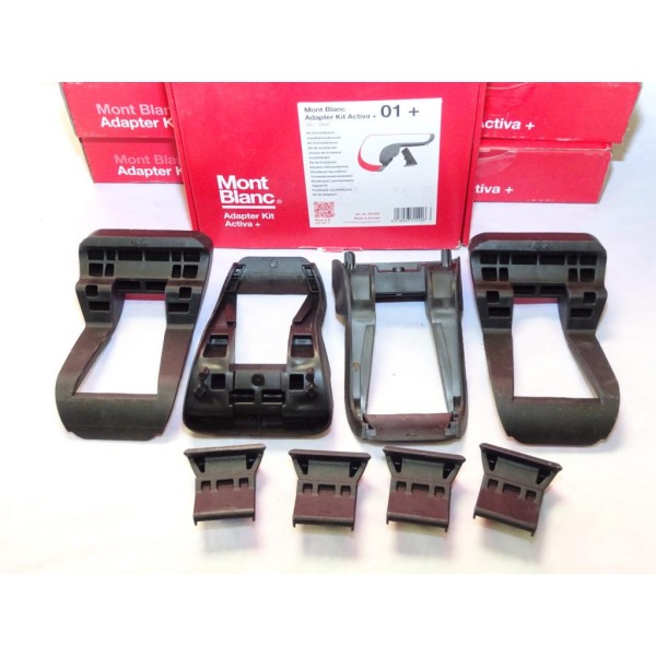 Kit semelles adaptateur pieds barre de toit Activa 01+ Mont Blanc 331540 
