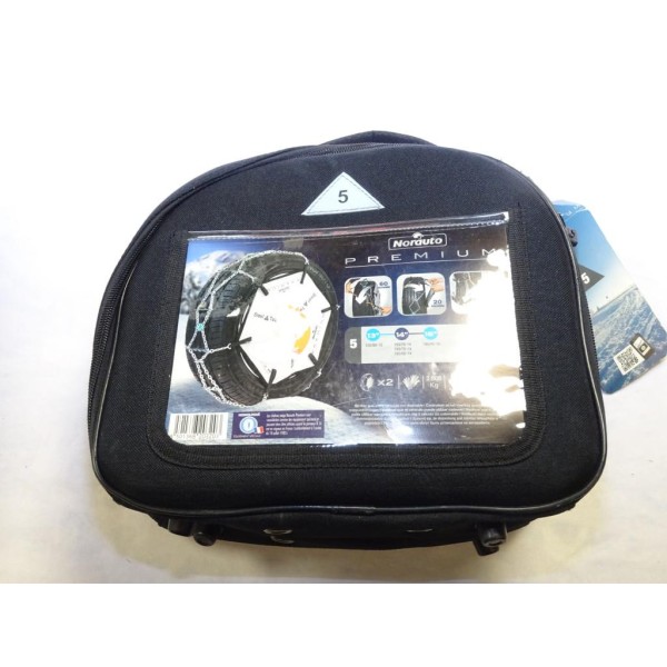 Paire chaines neige Norauto premium N°5 V pour pneu roue 155/80/13 155/70/14 165/70/14 185/60/14 195/45/16 155 80 13 155 70 14 1