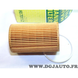 Filtre à huile Mann filter HU7011Z pour audi A4 A5 A6 A7 Q7 3.0 TFSI essence 