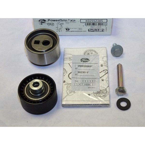 Galet tendeur + enrouleur courroie de distribution (non incluse) Gates K025523XS pour citroen C15 jumpy berlingo xsara fiat scud