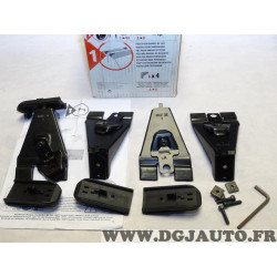 Kit pieds fixation barre de toit Klaxcar N°14 pour volkswagen bora golf 4 IV 5 portes de 1998 à 2003 