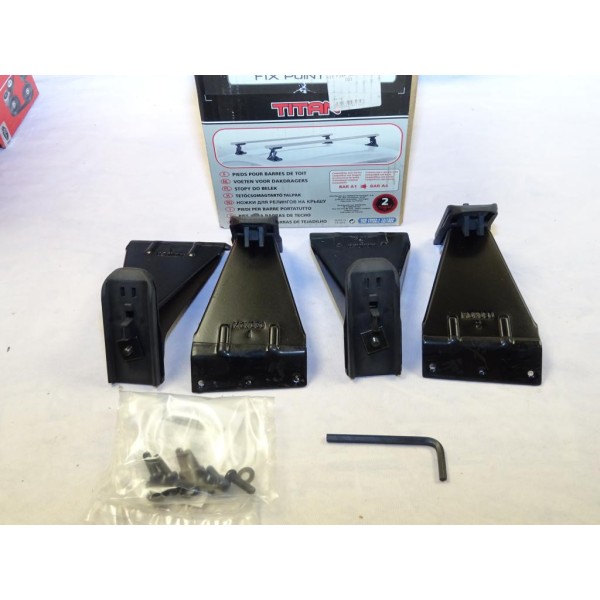Kit pieds fixation barre de toit Titan N°21 pour ford mondeo 1 de 1993 à 2000 