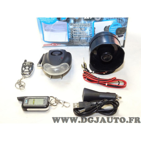 Kit alarme antivol auto bi-directionnelle Beeper Xray XR9 