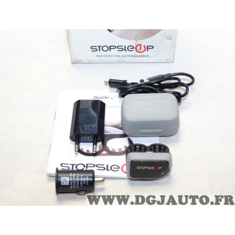 Bague anti-somnolence electrodermale Stopsleep S200 avec chargeur 