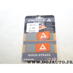 Blister 2 bracelets elastique Stayhold 5392000088993 quick straps 