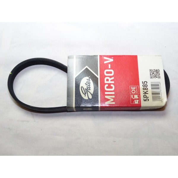 Courroie accessoire Gates 5PK885 pour volvo 340 360 fiat croma fiorino uno ford mondeo 1 2 I II fiesta 4 IV lancia thema land ro